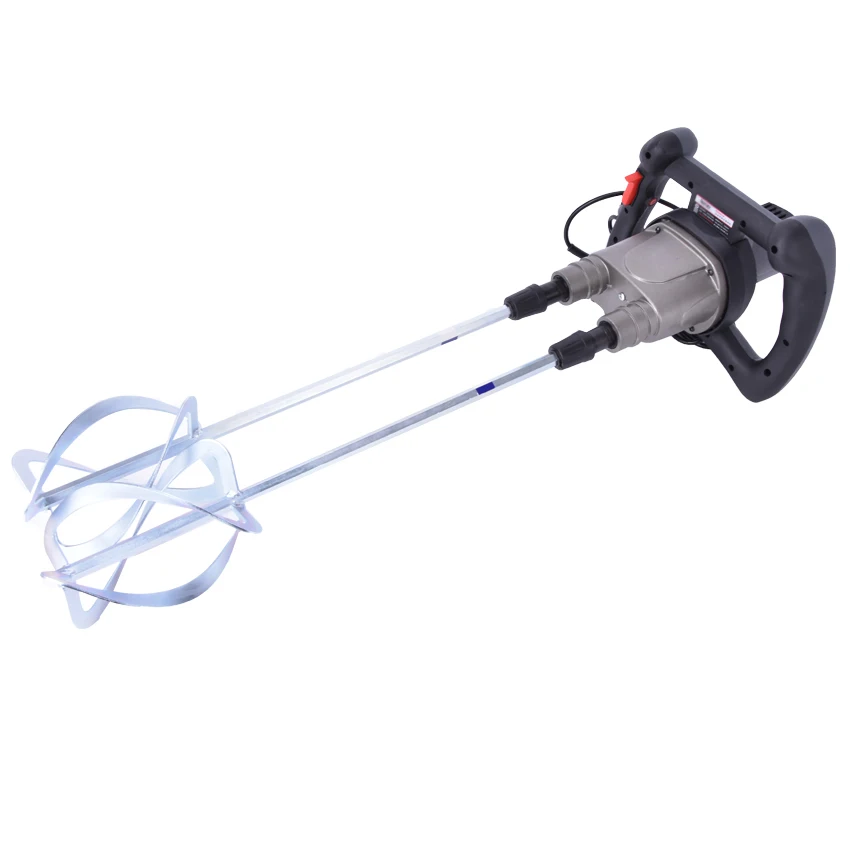 

Liquid Mixer 1400W Agitator Variable Speed Electric Mixer 2 Agitator Arm (Can mix feed, coating, paint, cement etc)