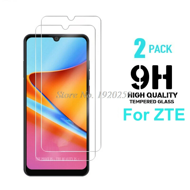 

2pcs ZTE Axon 20 Blade A3 Prime A7S 2020 L210 V2020 Smart Vita Tempered Glass Protective Film Explosion-proof Screen Protector