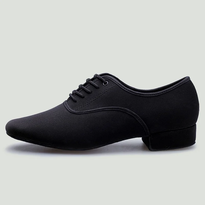 Zapatillas de deporte modernas para hombre, zapatos de lona para baile latino, Tango, salón de baile, suela de goma de cuero suave, calzado