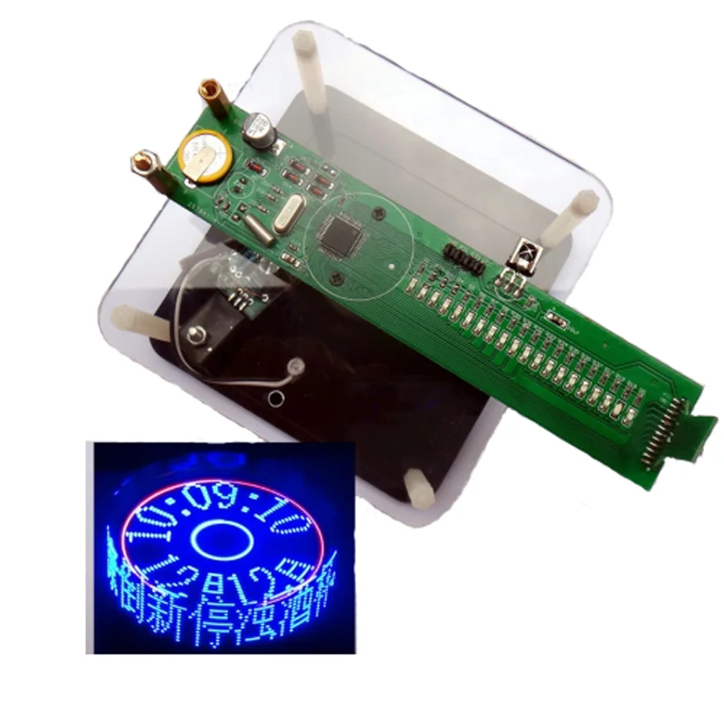 

DIY Spherical Rotation Kit POV Rotating clock parts + TTL Serial Downloader