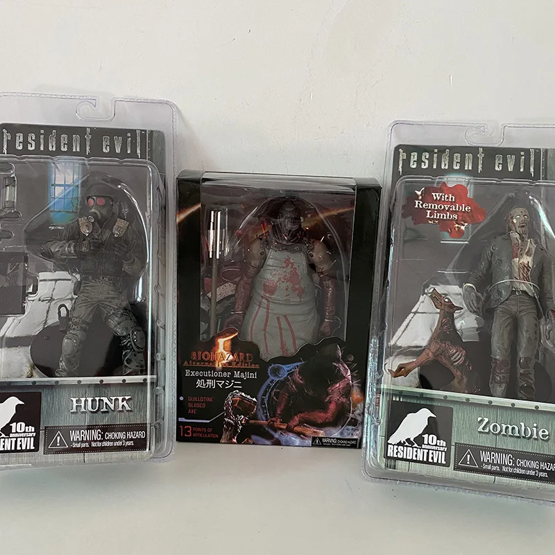 NECA Chris Redfield Figure Hunk Biohazard Zombie Biohazard