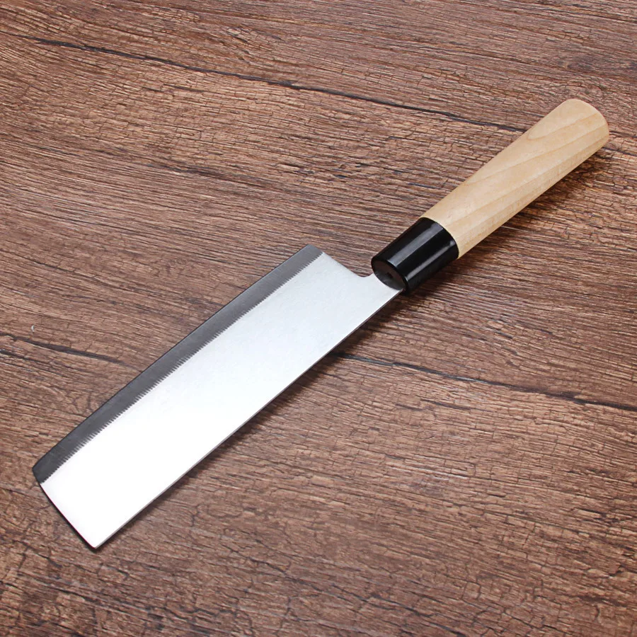 

Sushi Sashimi Fish Salmon Knife Japanese Slicing Knife 7 Inch 4Cr13 Blade Comfortable Wood Handle Chef's Cooking Tools