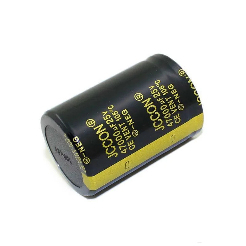 25v47000uf JCCON القرن الألومنيوم كهربائيا مكثف حجم 35*50 العاكس السلطة