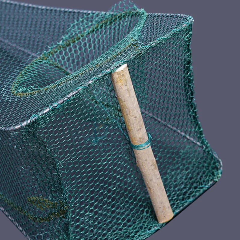 1 pcs Fish Trap Net Shrimp cage net folding fishing tool automatic fishing cage eel