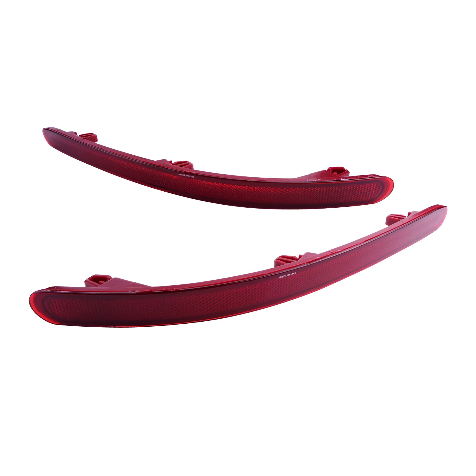 Pair Rear Bumper Reflector W/ Red Lens No Light For VW Touareg 7L 2002-2010 L+R