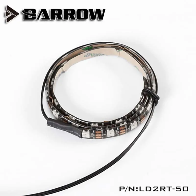 Barrow PC water cooling computer case LED soft light strip 5V 50cm/100cm built-in RGB Waterproof lighting LD2RT-50 LD2RT-100