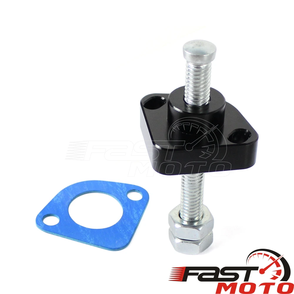 Tensor de cadena de leva Manual para motocicleta, accesorio rojo de aluminio CNC para Honda CBR600F, CBR600F2, CBR 600, F1, F2, Hurricane 600,