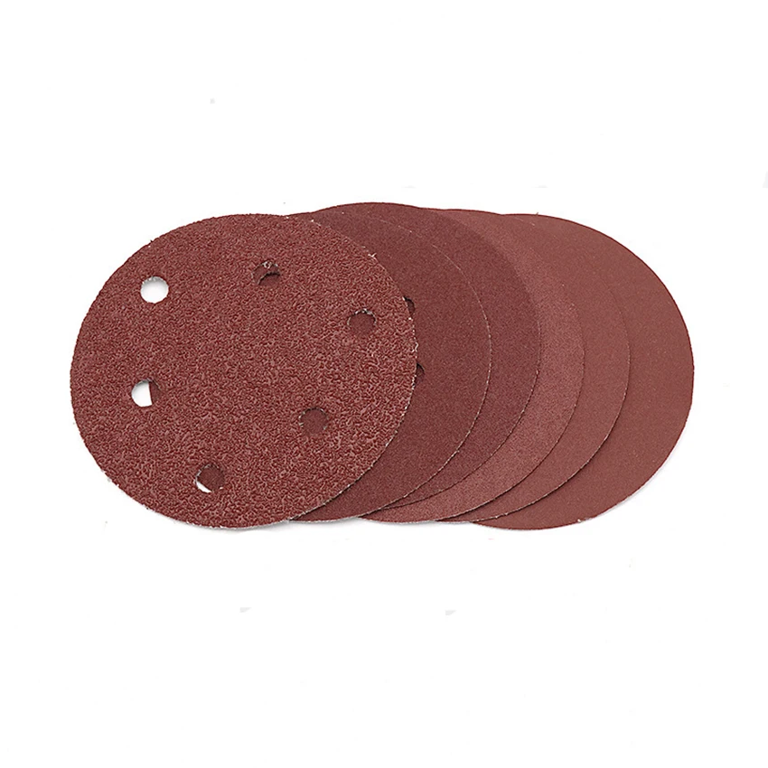 5 Inch 125mm 8 Hole Sanding Discs 40 - 2000 Grit Hook and Loop Round Sandpaper Disc Orbital Sander Pad for Polishing Wood Metal