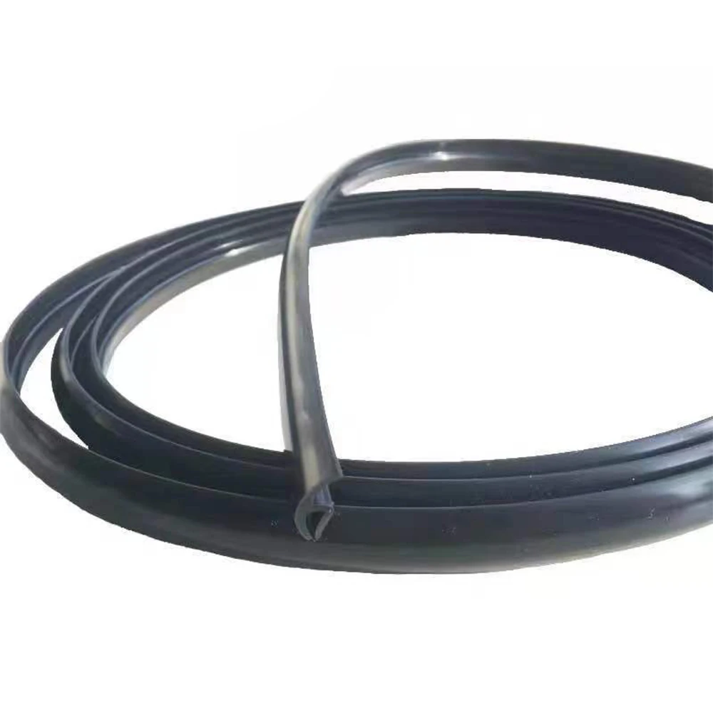 2 M Windshield Rubber Seal Front Rear Windshield Sunroof Seal Strips Dustproof Sealing Strip For Auto Car Dashboard Windshield