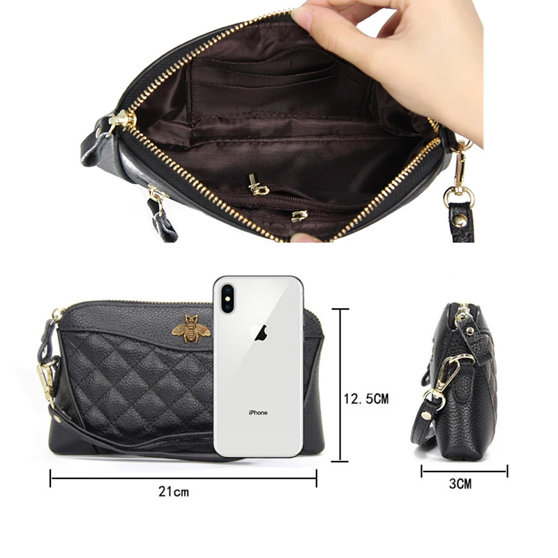 New Fashion Top Layer portafoglio in pelle bovina tipo Shell borsa con cerniera morbida per donna Designer Brand Clutch portafoglio lungo borsa