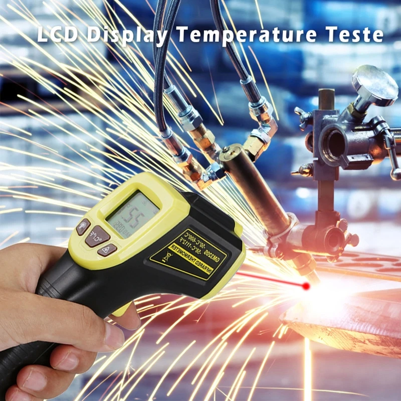 Infrared Thermometer GM320 IR High Temperature Gun Practical Non-Contact Pyrometer  -50~600℃ / -58~1112℉ for w/ LCD Disp