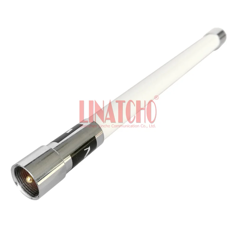 NL350 White VHF UHF 144 430MHz Fiberglass 22CM Short PL259 M Connector Car Two Way Radio Antenna