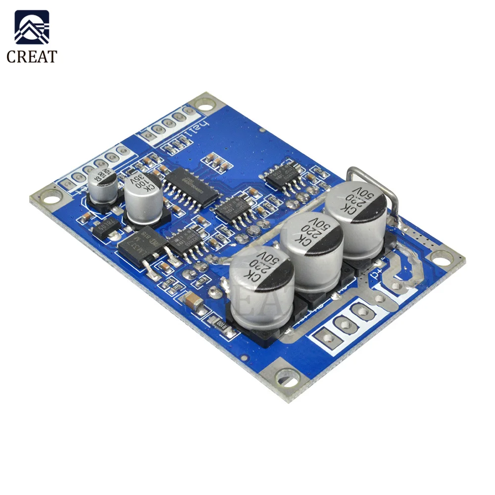 DC 12V-36V 15A 500W modulo Controller motore Brushless Driver Non Hall/scheda Driver bilanciata Driver Hall per auto