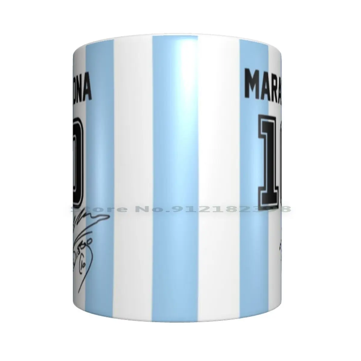 Maradona Jersey Ceramic Mugs Coffee Cups Milk Tea Mug Maradona Diego Diego Maradona Diego Maradona Ten Ten Argentina N10