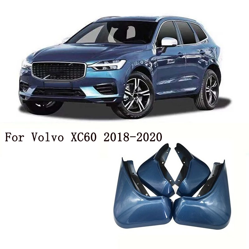 

4Pcs Car Mudguard Front Rear Splash Guards For Volvo XC60 2018-2020 Mudflaps Mud Flaps Splash Mudguards Car Accessories