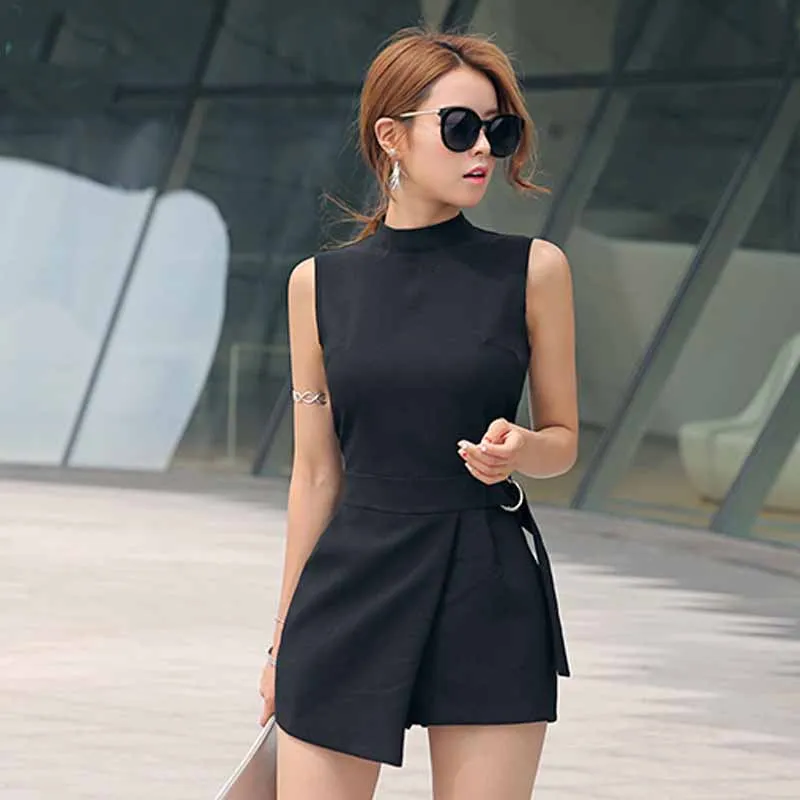 summer outfits women 2024 jumpsuit  korean style one pieces shorts  sexys womens clothing black bodysuit romper new arrivals