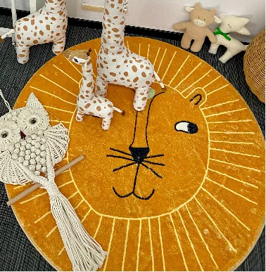 Ins die Neue Baby Krabbeln Matte Cartoon Lion Baby Crawl Mat Custom Matte Teppich Kinder Zimmer Haushalt Vorschule Bildung Orten