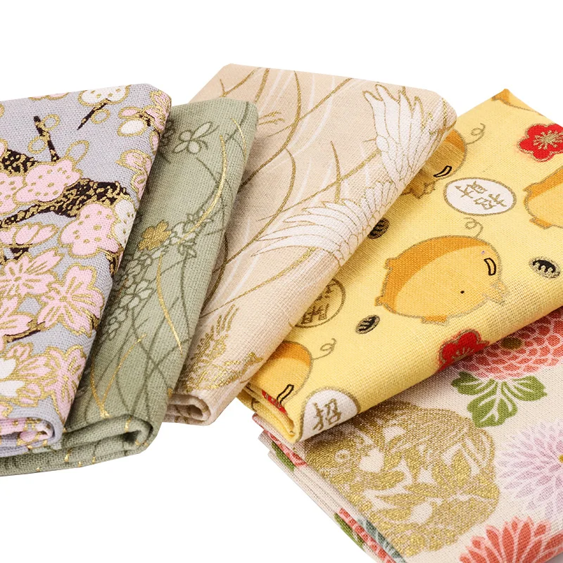 20x25cm 5 Pcs/Lot Japanese Cotton Fabrics Quilting Fabric For Diy Patchwork Needle Arts TJ0361