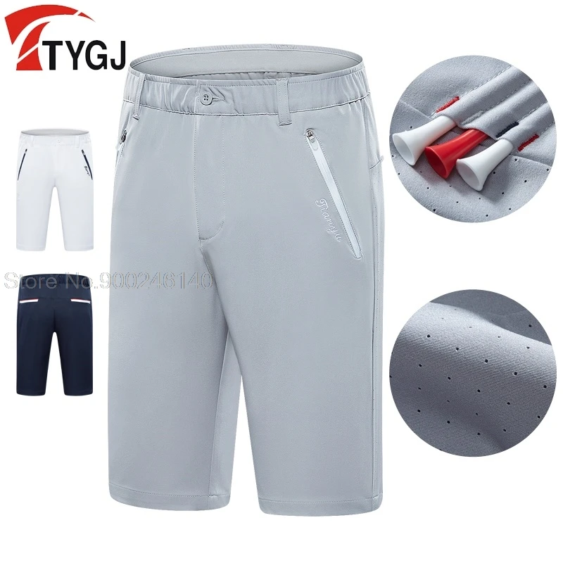 2020 Golf Apparel Golf Trousers Men's Shorts Breathable Quick-Dry Shorts Summer Thin Fit High Stretch Short Pant Sportswear