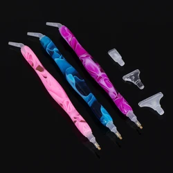 1 Set New 5D Resin Diamond Painting Pen Resin Point Drill Pens Cross Stitch Embroidery DIY Craft Nail Art Sewing Accessories