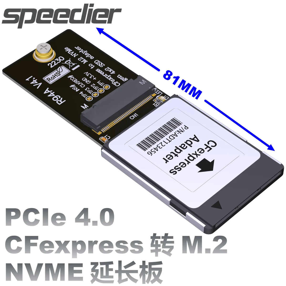 2022 Storage Expansion Card CFexpress Type-B To SSD M.2 NVMe 2230 Adapter CH SN530 Expansion SSD Extender For Canon R5 Z6Z7 XBOX