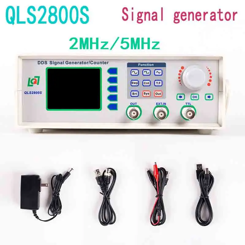 

QLS2802S QLS2805S 2MHz / 5MHz DDS function signal generator signal source frequency counter pulse generator