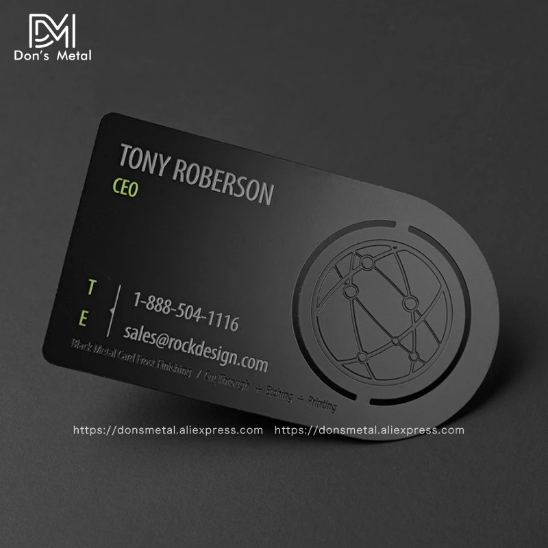 Stainless Steel Business Card Making Metal Card Design