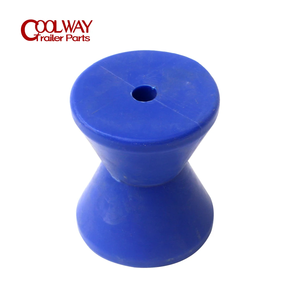 Winch Post Boat Trailer Bow Stop Roller Material Blue PE Shaft Parts Accessories