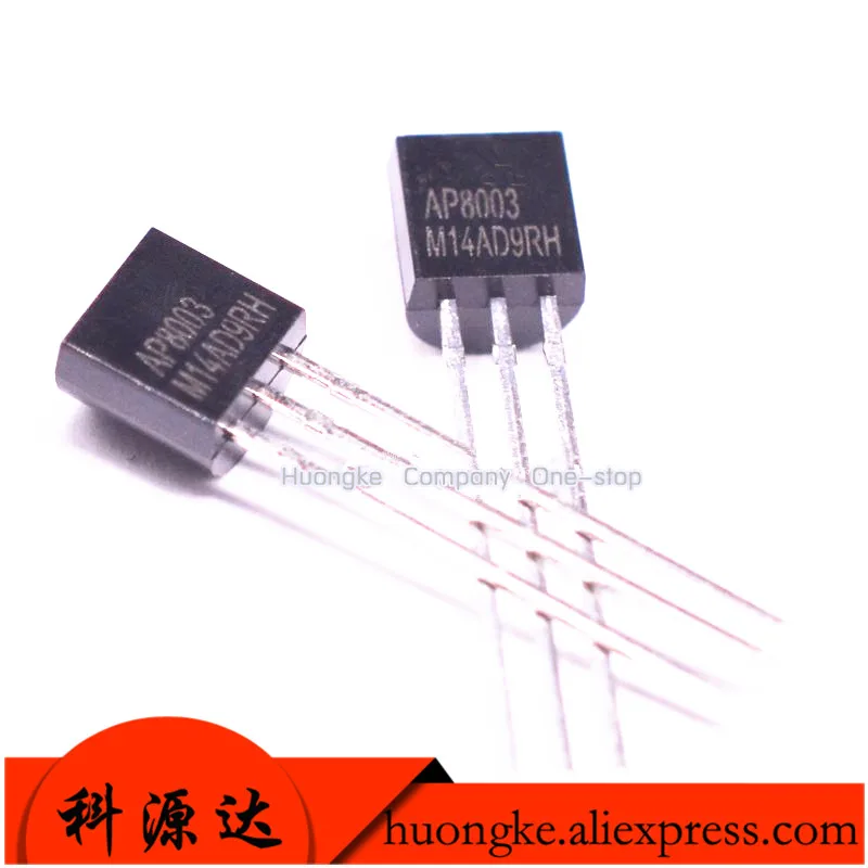 10pcs/lot AP8003 AP8003ZAC-T1  TO-92 5V in stock