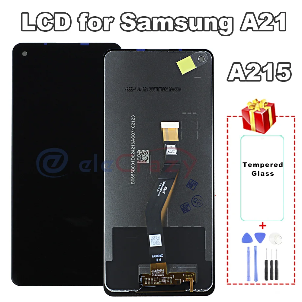 Premium Quality for Samsung Galaxy A21 A215 LCD Screen A215U A215U1 A215W Display with Touch Digitizer Assembly Replacement