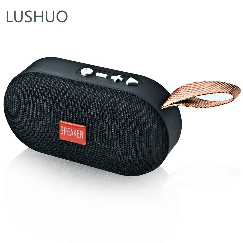 

Миниатюрный Bluetooth-динамик LUSHUO T7, портативный беспроводной динамик, водонепроницаемый IPX5, поддержка FM-радио, TFCard