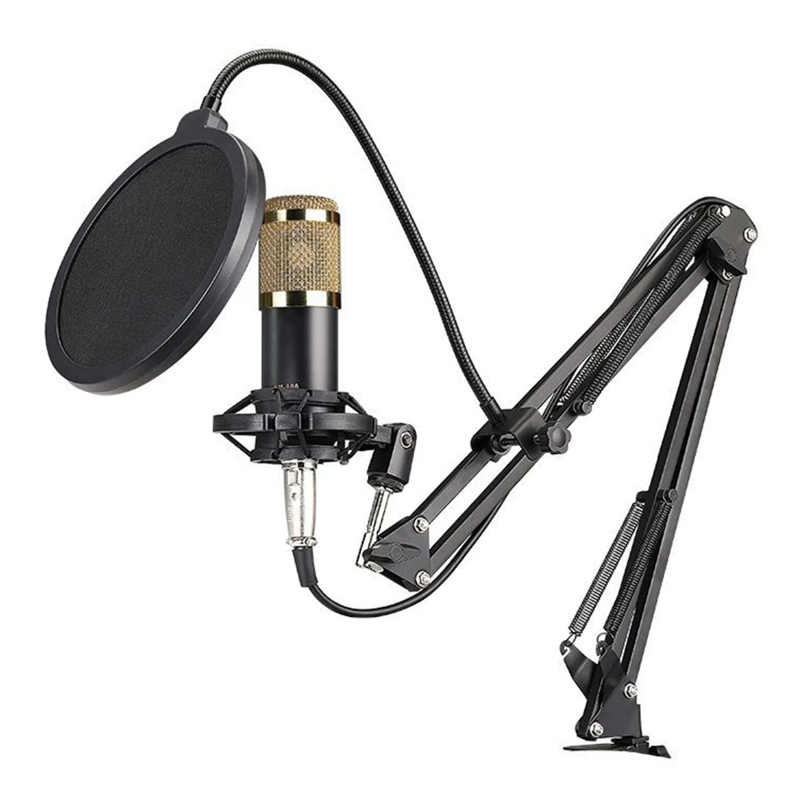 Sound Card & Microphone Set V8 Plus Soundcard BM800 Condenser