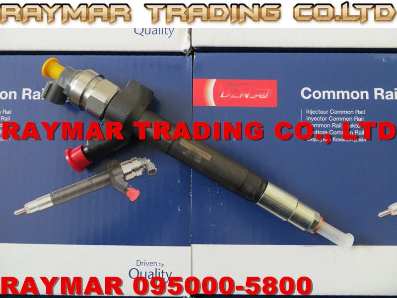 Genuine Diesel common rail injector 095000-5800, 095000-5801 FOR TRANSIT 6C1Q-9K546-AC, 6C1Q9K546AC