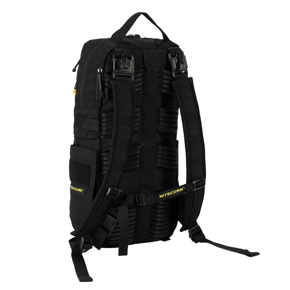 Nitecore mochila para atividades bp18 impermeável, bolsa esportiva de nylon 500d com ferramenta tática para ciclismo e escalada