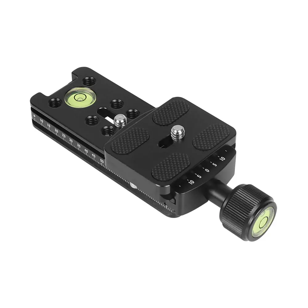 KIMRIG 100mm Long Camera Slide Rail piastra a sgancio rapido Kit morsetto per binario morsetto Dslr a doppio uso per treppiede Dslr Arca con piastra di tiro