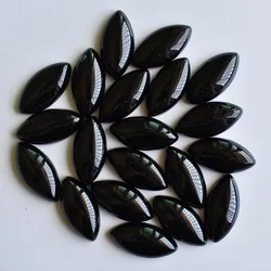 Natural black onyx horse eye shape cab cabochons beads for Jewelry making 15x30mm free shipping Wholesale 20pcs/Lot