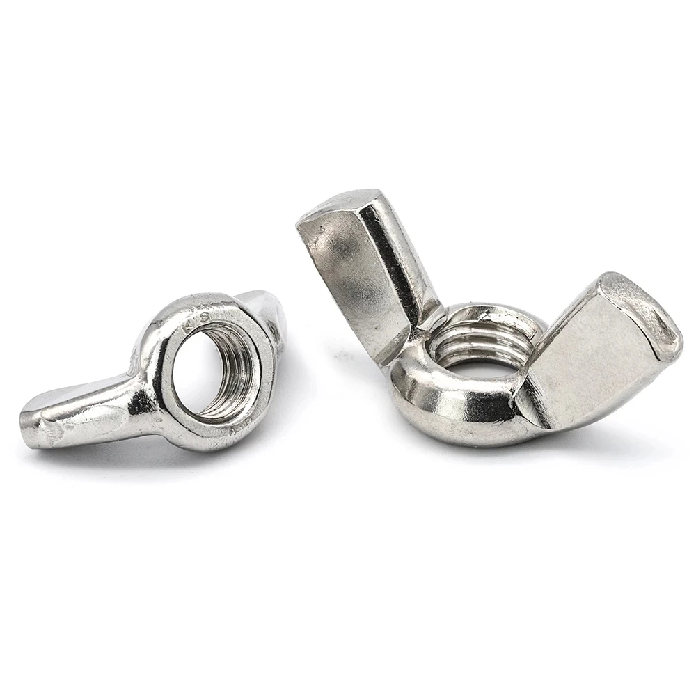 304 Stainless Steel Wingnuts Butterfly Nuts For Drum Bicycle Wing Nut Assortment kit M3 M4 M5 M6 M8 M10 M12 DIN315,Home Hardware