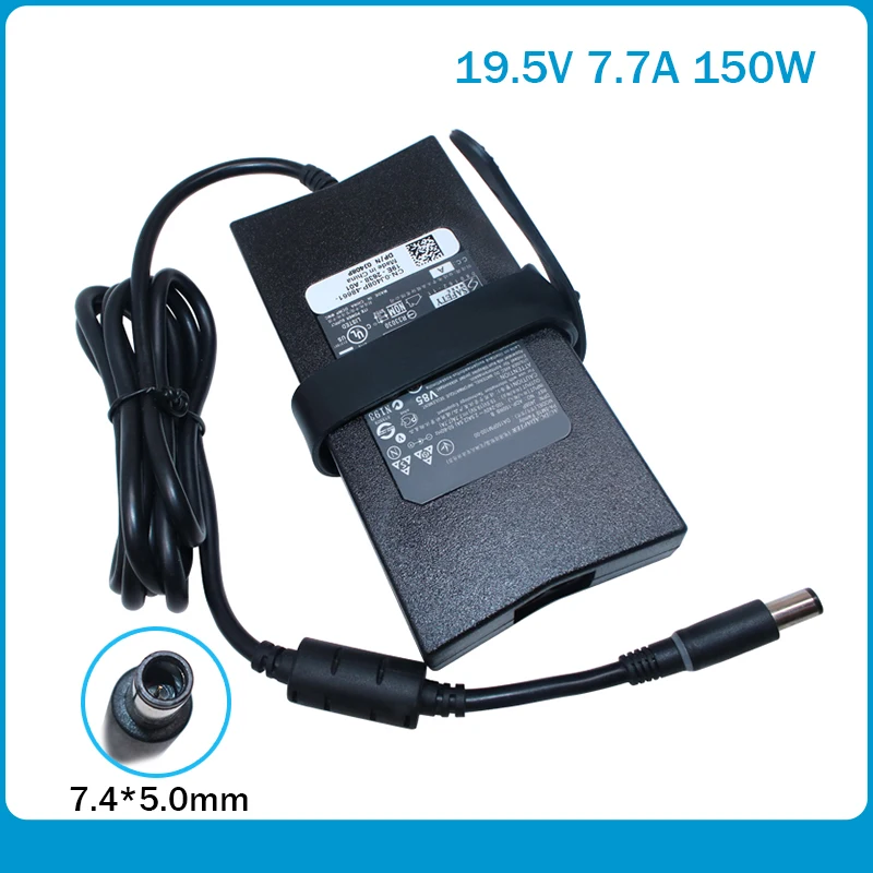 19.5V 7.7A 150W 7.4*5.0mm DA150PM100-00 laptop charger for Dell Alienware M14X M15X Inspiron M1710 2320 5160 ADP-150RB PA-5M10