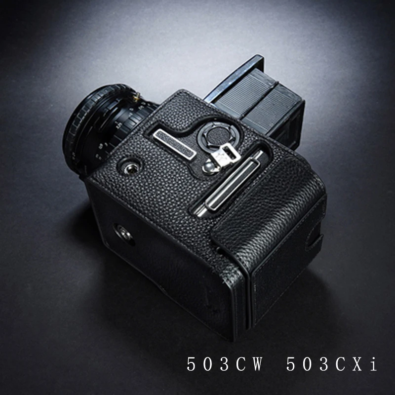 handwork Camera Genuine leather cowhide Bag Body BOX Case For