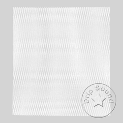 200x180mm Car Audio Tweeter Speaker Conversion Net Cover Decorative Circle Square Metal Mesh Grille Protection #White
