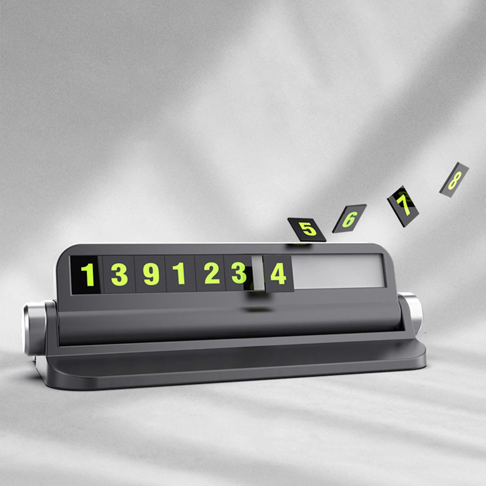 New Luminous Car Temporary Parking Card Sticker Car Air Freshener Auto Phone Number Card Plate Car Aromatherapy Accessories