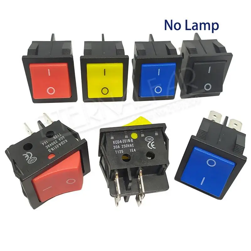 KCD4 Elektrische Schweißmaschine Schalter Schiff Typ Schalter Mit Rotem Licht 30A 250V AC Elektrische Ofen Elektrische Heizung Schalter 4PIN T8555 – Detail 11