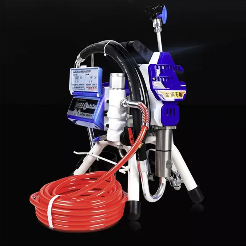 All Copper Brushless Smart Contol Electronic High Pressure Regulating Airless Spraying Machine Latex Paint Spraying Machine