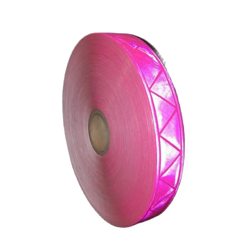 

Reflective PVC Lattice Strip, Highlighting Warning Safety Tape, Garment Accessories, Sewn on the Clothing, 2.5cm