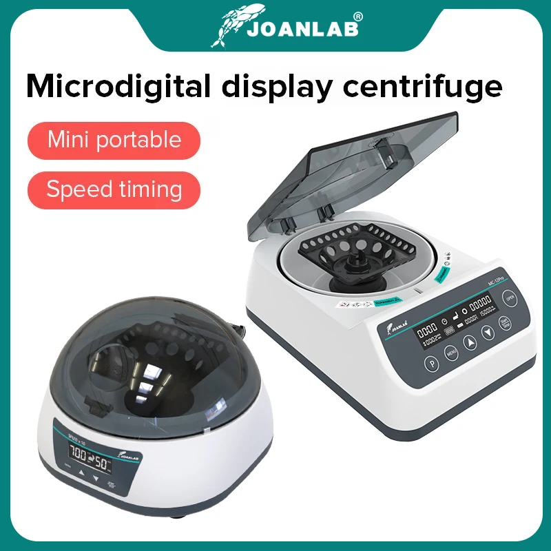 Pcr Micro Centrifuge Machine Digital High-speed Prp Plasma Centrifuge Lab 12000rpm 0.2/0.5/1.5/2ml Centrifuge Tube 110v To 220v