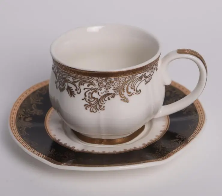 

DOLBOVI Zücev 6 Personality Embroidery Bone Porcelain coffee cup Pad ROSE-20 mug кружка coffee cup cup