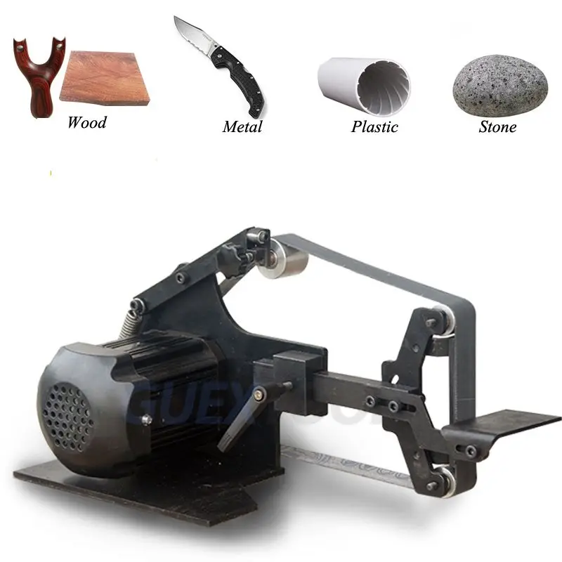 762*25mm Brushless Belt Sander 800W Fixed Angle Sharpening Machine Got 6 Free Abrasive Belt Polishing Cutting Machine SD-762WS