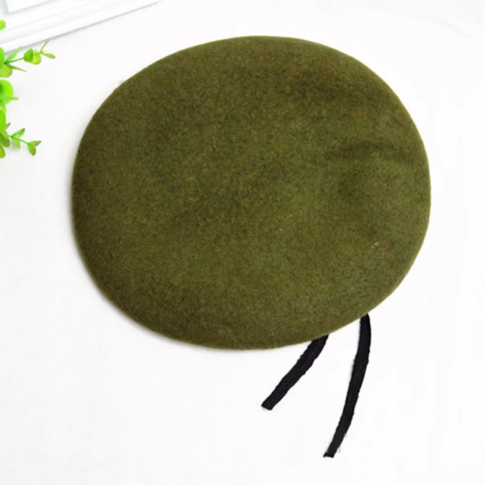 2019 new autumn and winter fashion men\'s and women\'s outdoor breathable pure wool beret