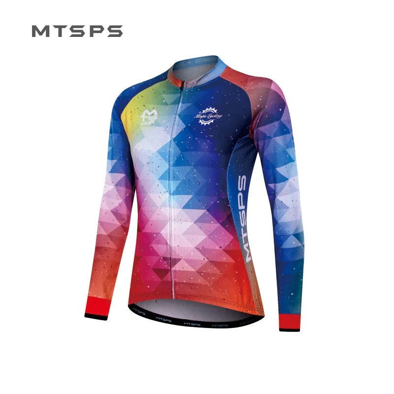 MTSPS Women Cycling Jersey Mtb Bicycle Clothing Ciclismo long sleeves Jersey  Race-Ropa-Maillot