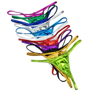 G سلسلة سراويل مثيرة أنثى مصغرة ملخصات G-سلسلة سيور سراويل للسيدات بو الجلود أفضل 10 سراويل داخلية للمبيعات مع ثقب - رقم 5